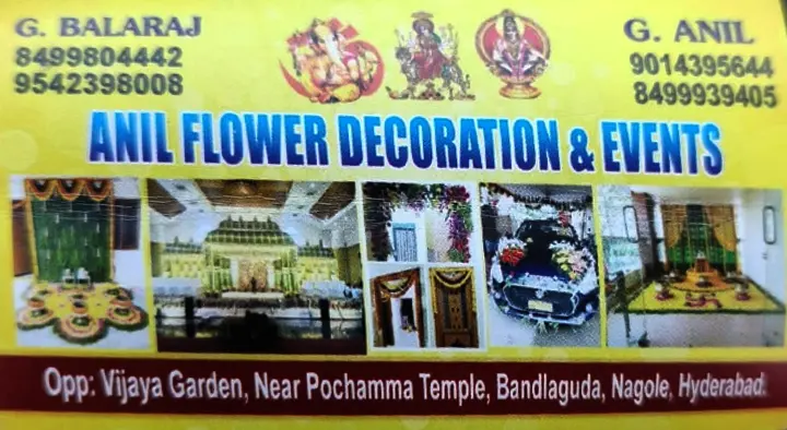 Flower Decorators in Hyderabad  : Anil Flower Decoration and Events in Nagole