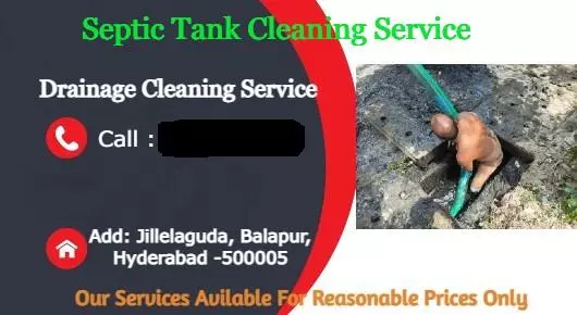 Borewell Cleaning Services in Hyderabad  : Drainage Cleaning Service in Balapur