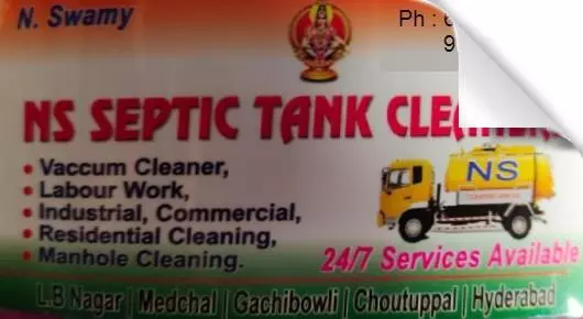 Septic System Services in Hyderabad  : NS Septic Tank Cleaners in Gachibowli