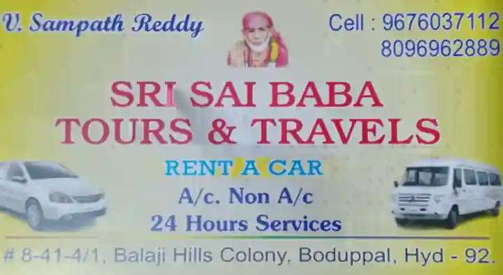 Mini Bus For Hire in Hyderabad  : Sri Sai Baba Tours and Travels in Boduppal