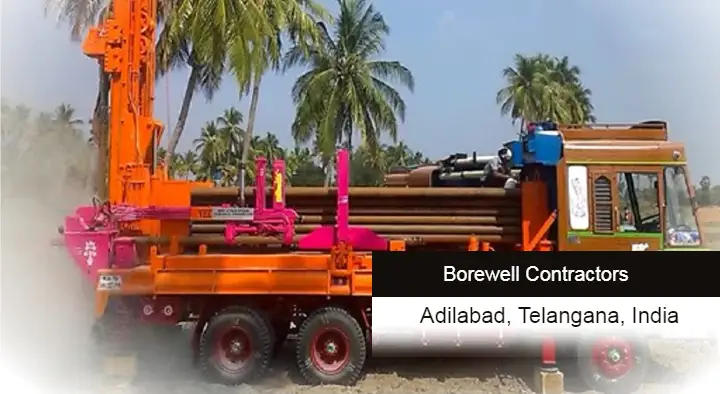 Borewells in Adilabad  : Tirumala  Borewells Agencies in Santhi Nager