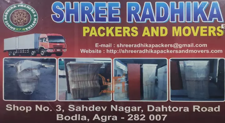 Packing And Moving Companies in Agra  : Shree Radhika Packers And Movers in Bodla