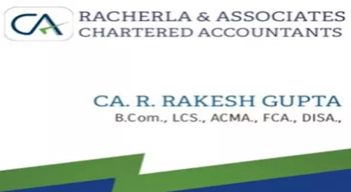 Racherla and Associates Chartered Accountants in Gulzarpet, Anantapur