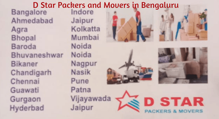 Packing And Moving Companies in Bengaluru (Bangalore) : D Star Packers and Movers in Bommanahalli