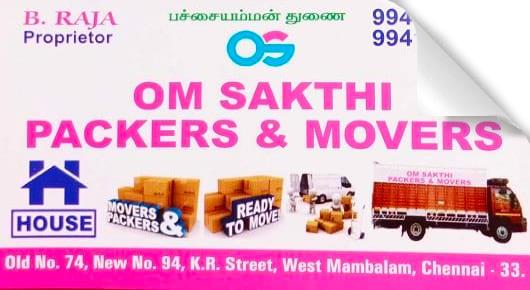 Om Sakthi Packers and Movers in West Mambalam, Chennai
