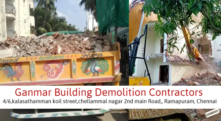 Building Demolition Contractors in Chennai (Madras) : Ganmar Building Demolition Contractors in Ramapuram