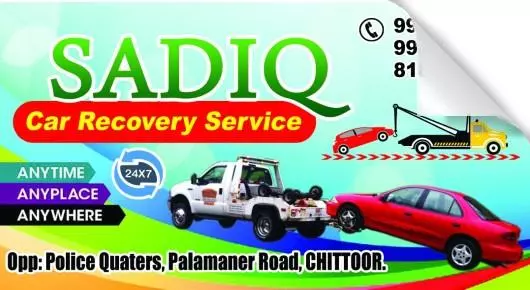 Vehicle Lifting Service in Chittoor  : Sadiq Car Recovery Service in Palamaner