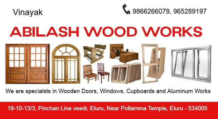 Abilash Wood Works in Power Peta