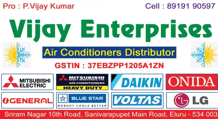 front load washing machine repair service in Eluru : Vijay Enterprises in Sriram Nagar