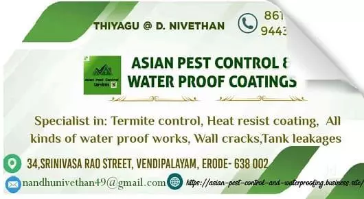 Asian Pest Control in Vendipalayam, Erode