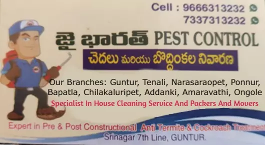 Pest Control Service For Mosquitos in Guntur  : Jai Bharath Pest Control in Sri Nagar
