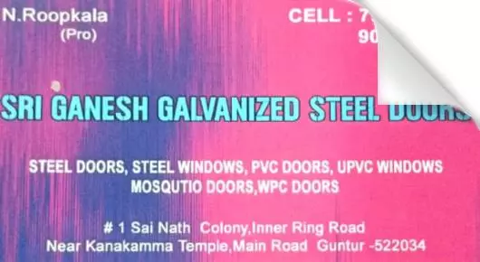 Upvc Mesh Tracks Manufacturers in Guntur  : Sri Ganesh Galvanized Steel Doors in Guntur