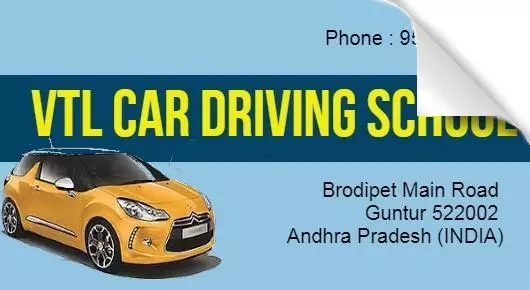 Driving Schools in Guntur  : VTL Car Driving School in Brodipet