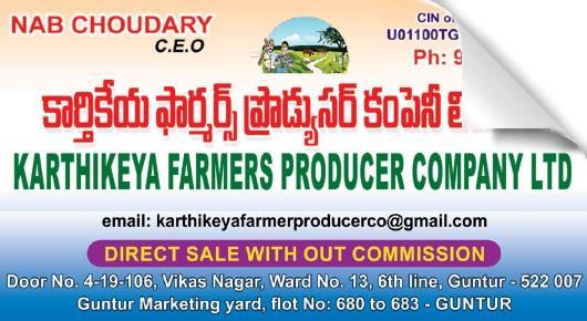 Karthikeya Farmers Producer Company in Vikas Nagar, Guntur