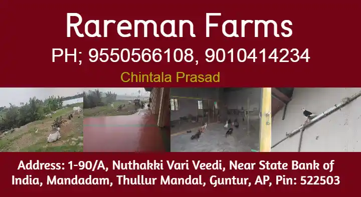 Rareman Farms in Mandadam, Guntur