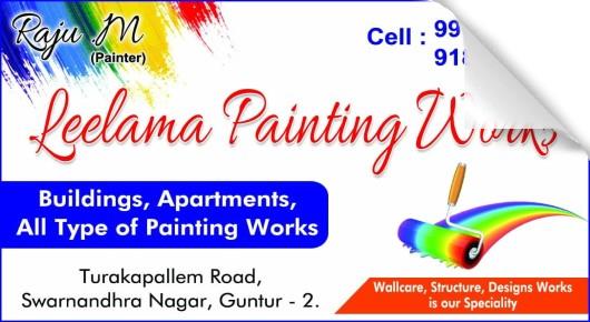 Painters in Guntur  : Leelama Painting Works in Swarnandhra Nagar
