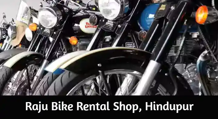 Raju Bike Rental Shop in Auto Nagar, Hindupur