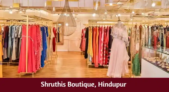 Boutiques in Hindupur  : Shruthis Boutique in Lakshmipuram