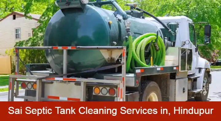 Sai Septic Tank Cleaning Services in Mudireddipalli, Hindupur