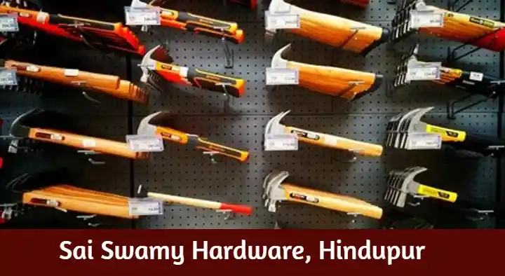 Hardware Shops in Hindupur  : Sai Swamy Hardware in Chowdeswari Colony