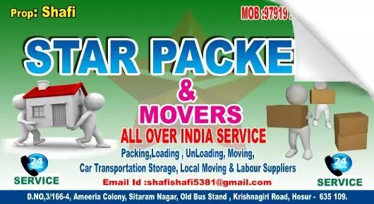 Star Packers and Movers in Old Bus Stand, Hosur