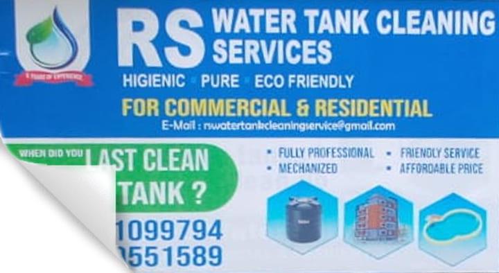 Mechanised Water Tank Cleaning in Hyderabad  : RS Water Tank Cleaning Services in Kapra