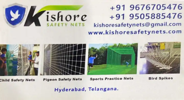 Balcony Safety Net Dealers in Hyderabad  : Kishore Safety Nets in Manikonda