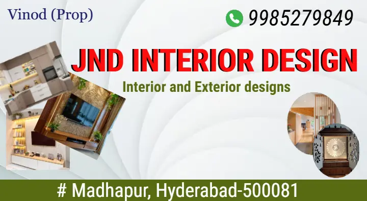 JDN Interior Design in Madhapur, Hyderabad