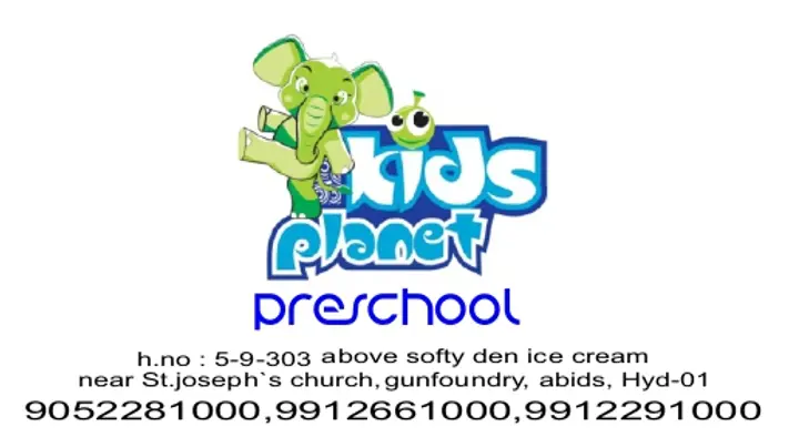 Pre Schools in Hyderabad  : Kids Planet Preschool in Abids