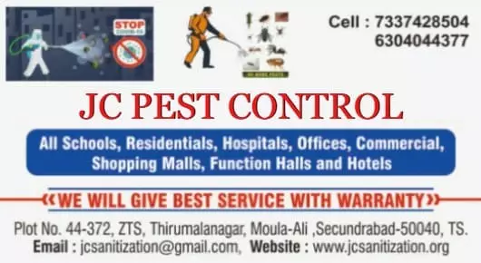 Pest Control Service For Mosquitos in Hyderabad  : JC Pest Control in Secunderabad