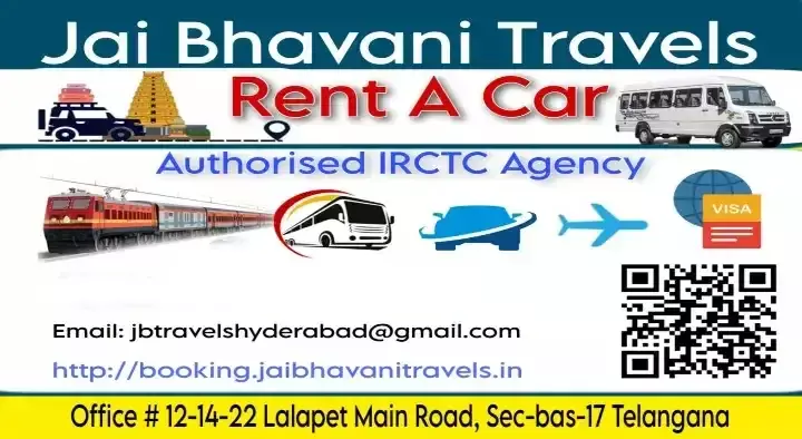 Car Rental Services in Hyderabad  : Jai Bhavani Travels in Secunderabad