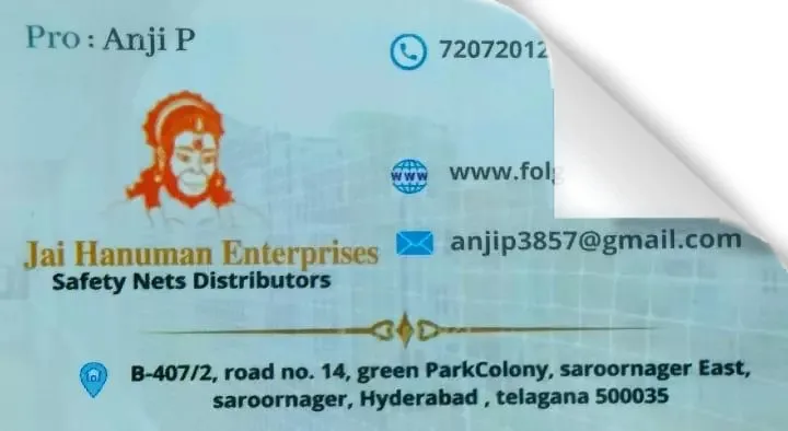 Safety Nets in Hyderabad  : Jai Hanuman Enterprises in Saroor Nagar