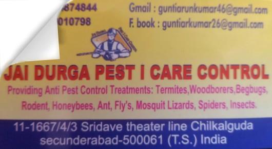 Jai Durga Pest I Care Control in Chilkalguda, Hyderabad