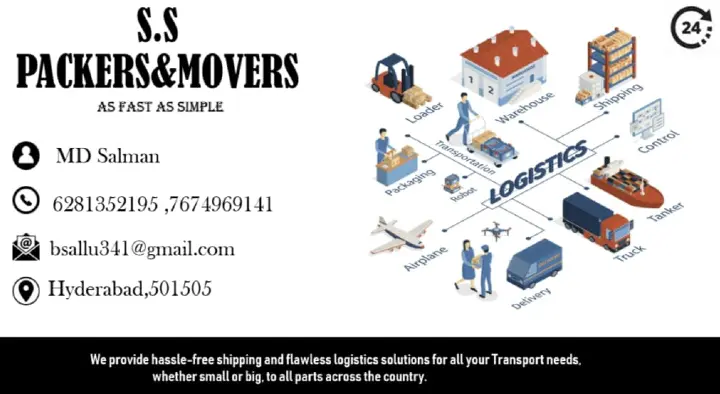 loading and unloading services in Hyderabad : SS Packers and Movers in LB Nagar