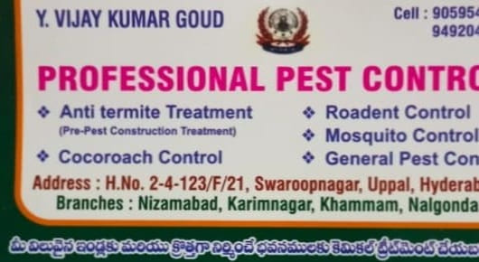 Professional Pest Control in Uppal, Hyderabad