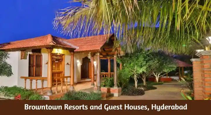 Resorts And Guest Houses in Hyderabad  : Browntown Resorts and Guest Houses in Ameerpet