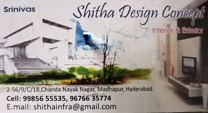 House Interior Works in Hyderabad  : Shitha Design Concept (Interior and Exterior) in Madhapur