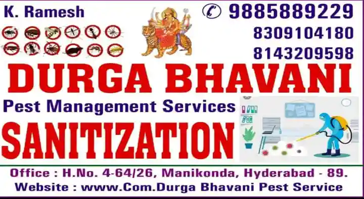 Residential Pest Control Service in Hyderabad  : Durga Bhavani Pest Control Services in Manikonda