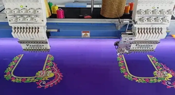 Computer Embroidery Machine Works in Hyderabad  : Computer Embroidery in Tellapur