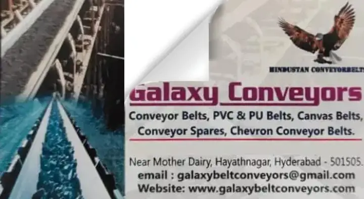 Stock Of Conveyor Beltbe Dealers in Hyderabad  : Galaxy Conveyor Belts in Hayath Nagar
