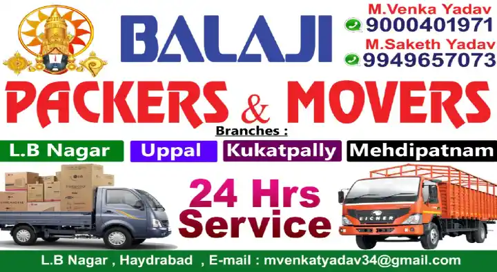 Mini Van And Truck On Rent in Hyderabad  : Balaji Packers and Movers in Vanastalipuram