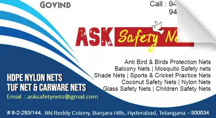 Safety Nets in Hyderabad  : ASK Safety Nets in Banjara Hills