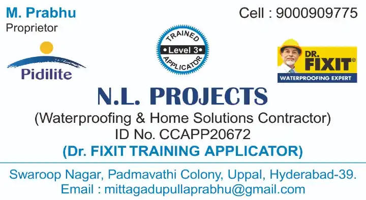 expansion joint treatment works in Hyderabad : NL Projects (Water Proofing and Home Solutions Contractor) in Uppal