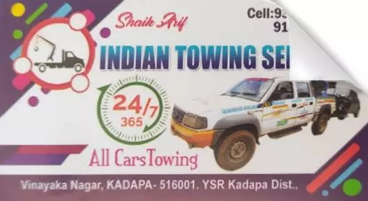 Accident Vehicle Recovery Service in Kadapa  : Indian Towing Services in Vinayaka Nagar