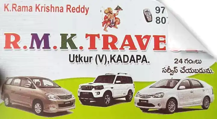 Taxi Services in Kadapa  : RMK Travels (Rentals) in APHB Colony