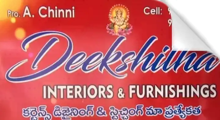 Interior Works And Decorators in Kakinada  : Deekshitha Interiors and Furnishings in Ganjamvari Street