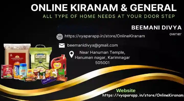Online Kiranam and General in Hanuman Nagar, Karimnagar