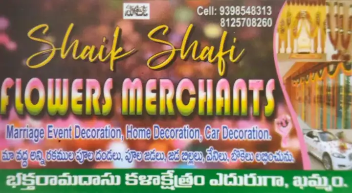 Shaik Shafi Flower Merchants in Bus Stand