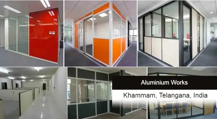 Aluminium Products And Works in Khammam  : Ammulu Aluminiums and Interiors in Yedulapuram