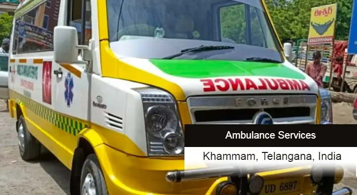 Ambulance Services in Khammam  : Ambulance Services in Balaji Nagar